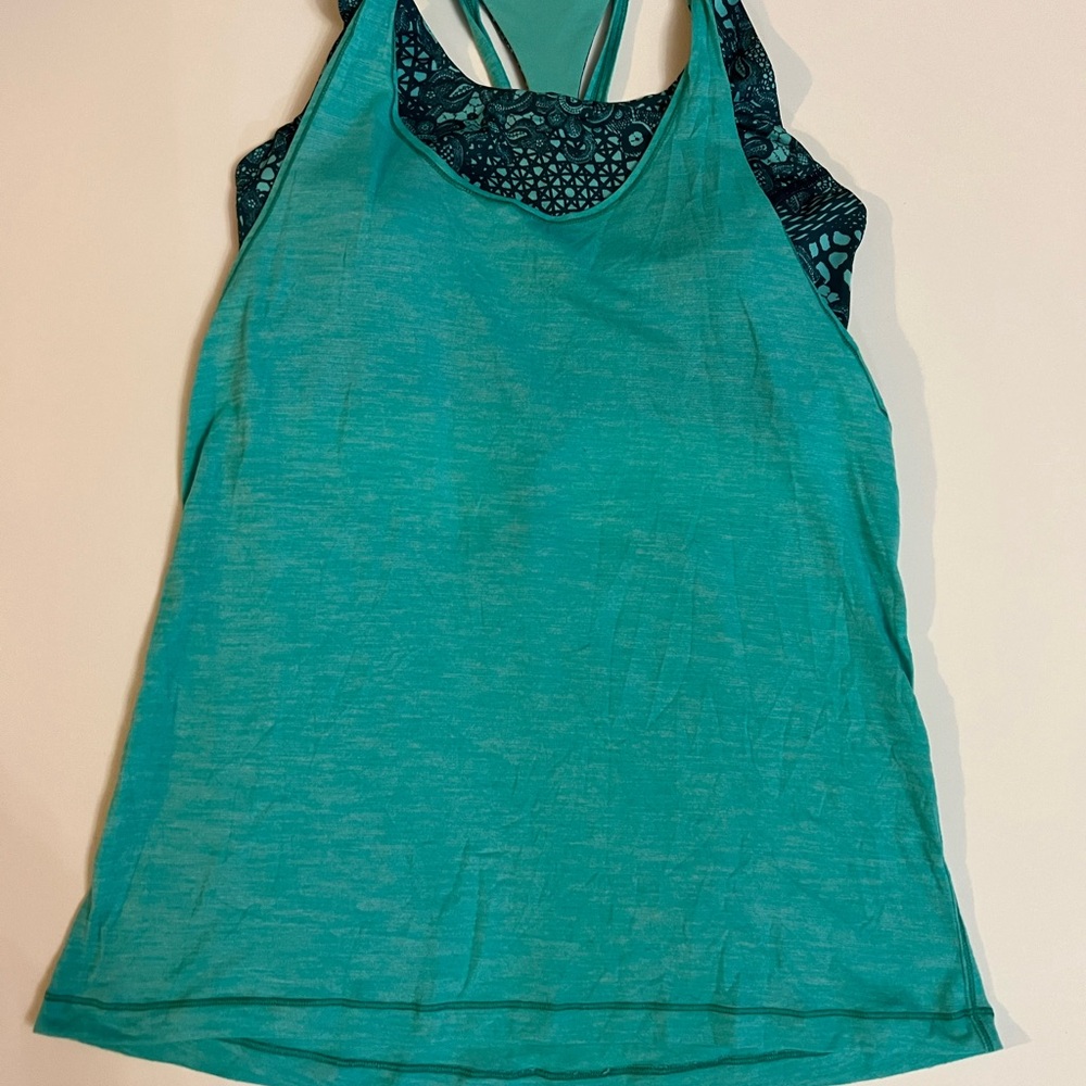 lululemon athletica Teal Tank Top
